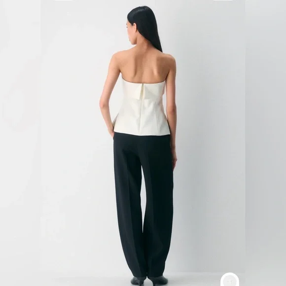 NEW Aritzia Element Tube Top - (Re)ssential - Light Birch strapless shirt 8 - Picture 8 of 17